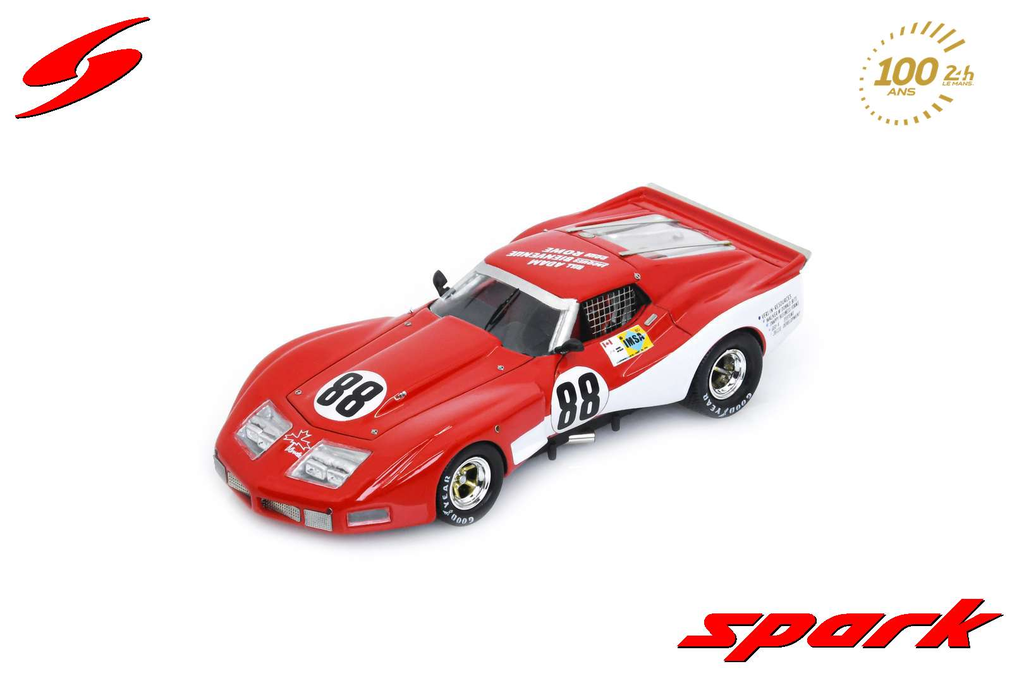 Spark model : Chevrolet Corvette C3 No.88 24H Le Mans 1980 (DNS) J ...